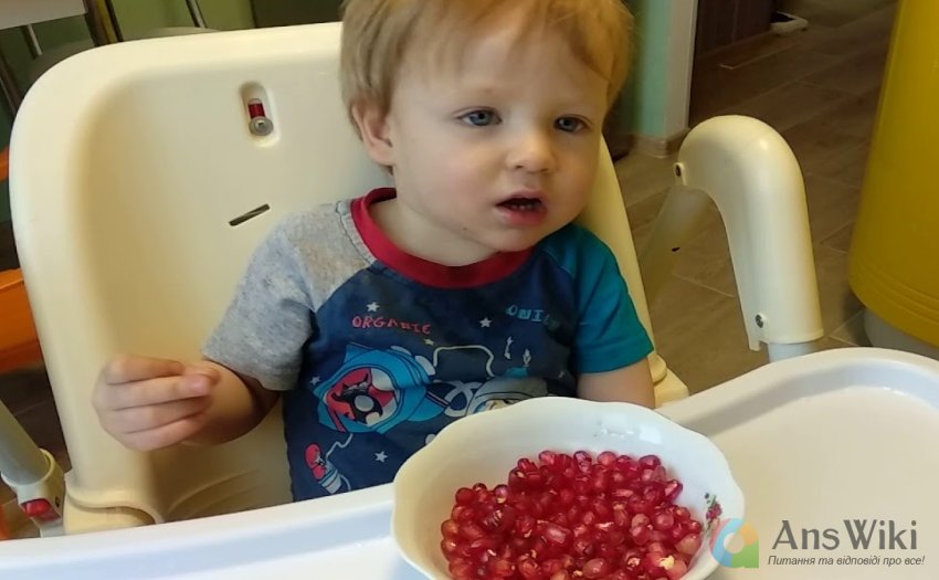 З якого віку можна давати гранат дітям?
