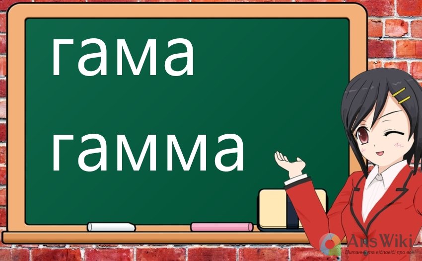 Гама чи гамма? Як правильно писати?
