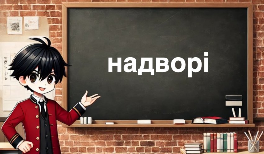 Надворі