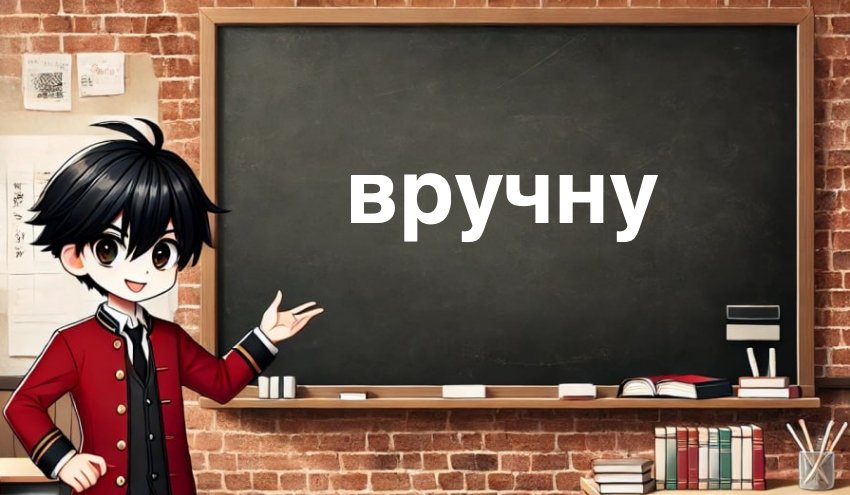 вручну